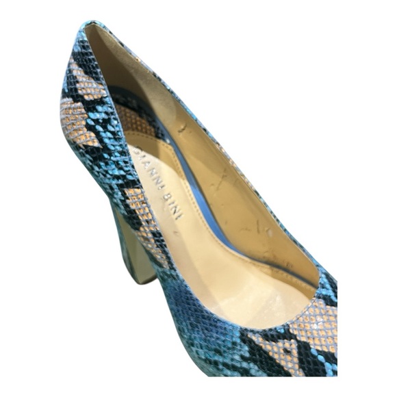 Gianni Bini Python Leather Pumps Size 7.5, Heels 5”. New - Picture 7 of 7